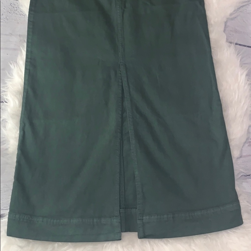 Rachel Antonoff Carlotta Green  Denim Skirt Size 4 - Picture 6 of 10